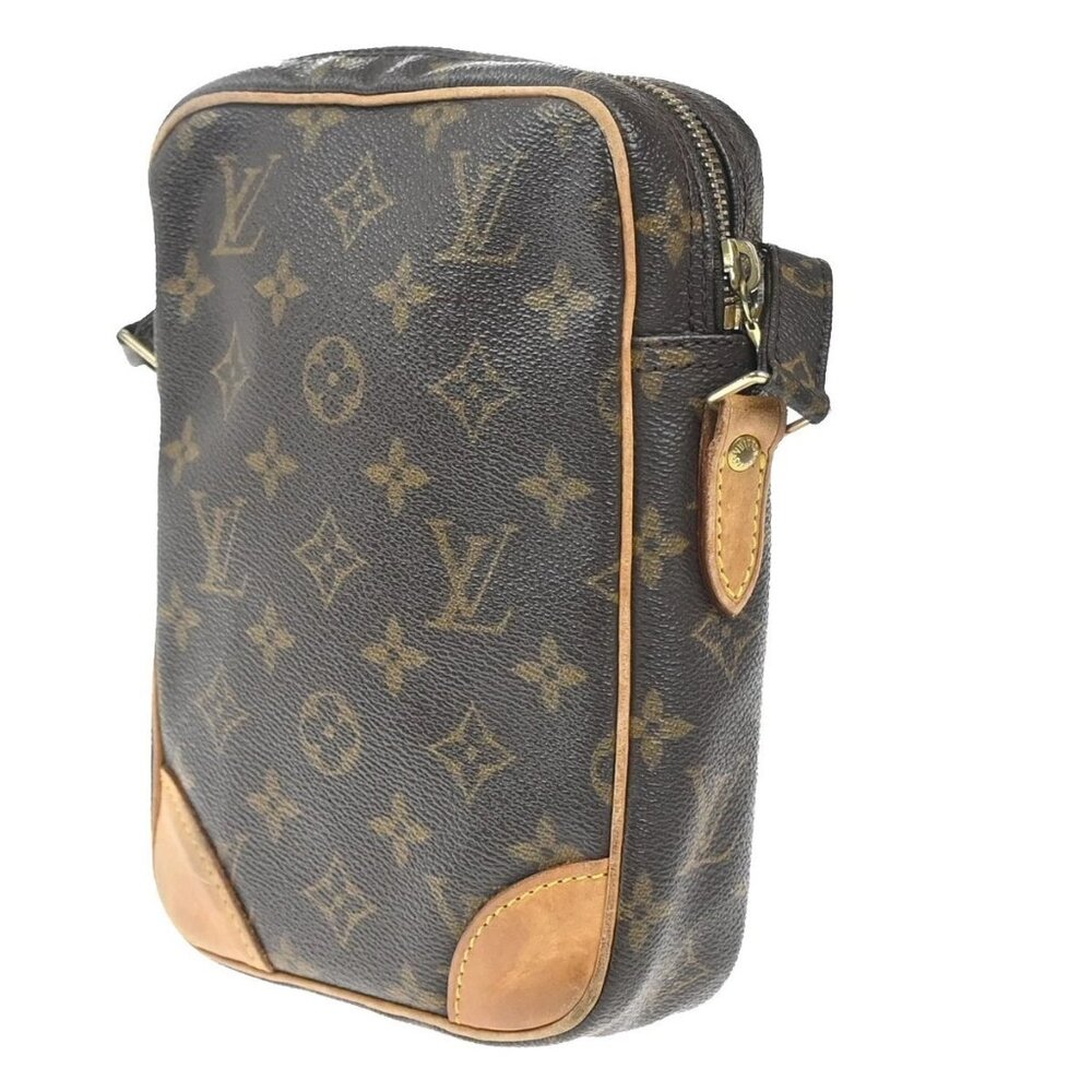 LOUIS VUITTON Danube Shoulder Bag Monogram Leather Brown France - Picture 4 of 15